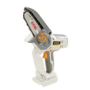 Ryobi XCS-100 18V Li-Ion Cordless One Hand Chain Saw 100mm - Chainsaws and Accessories