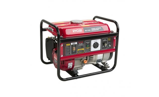 Ryobi RG-1200 1.2kVA 4-Stroke Air-Cooled Generator (1000W) - Generators