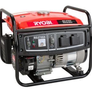 Ryobi RG-2700 2.5kVA 4-Stroke Air-Cooled Generator (2000W) - Generators