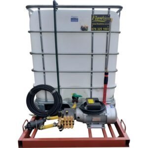 1000l Mobile High Pressure Washer 2.2kw-220v-100bar unit - Pressure Washers