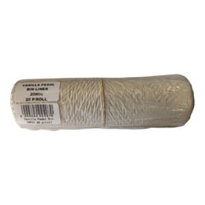 Pedle Bin Bag Vanilla 20MIC 20 Per Pack - Garden Care