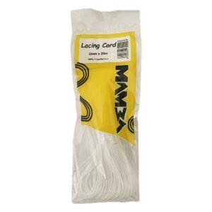 Mamba Shade Netting Lacingcord 2mm 20m White - Building Materials