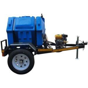 500l Pressure Washer trailer 186bar-petrol unbraked - Pressure Washers