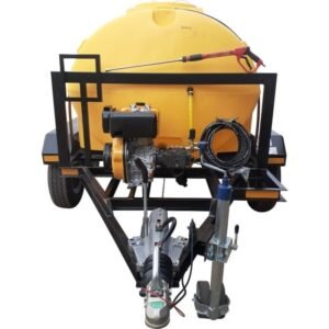 2500l High Pressure Washer trailer 241bar-diesel braked - Pressure Washers
