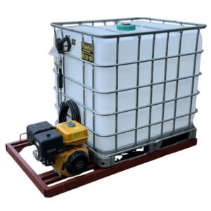 1000l Mobile High Pressure Washer 13hp-petrol-248-bar unit - Pressure Washers
