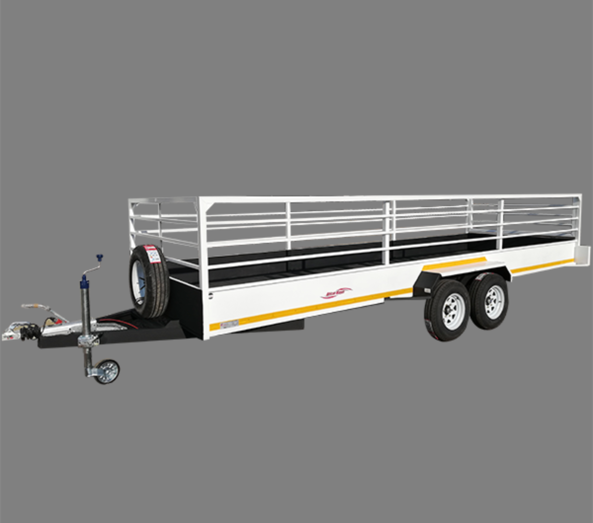 3 Ton Double Axle Flatbed Trailer 6.0m - Cargo Trailers