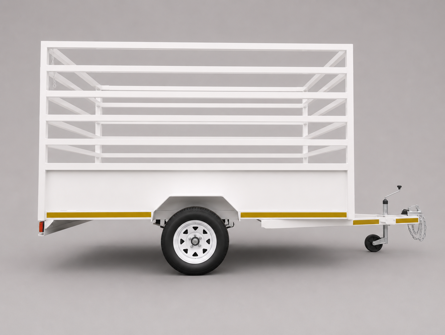 3 Metre Livestock / Animal Trailer – Heavy-Duty Single Axle Non-Braked Trailer - Cattle & Livestock Trailers