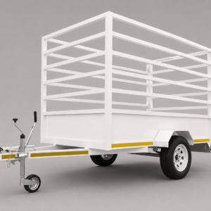 4 Meter Heavy-Duty Animal Trailer – 1500kg GVM Single Axle Braked Livestock Trailer - Cattle & Livestock Trailers