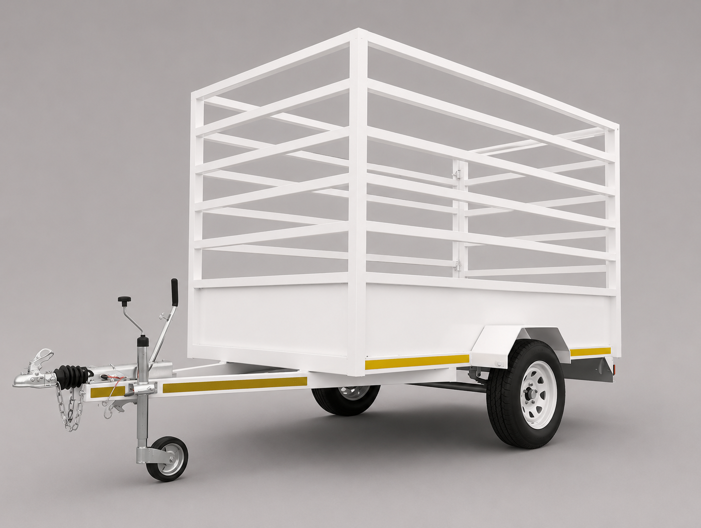 4 Meter Heavy-Duty Animal Trailer – 1500kg GVM Single Axle Braked Livestock Trailer - Cattle & Livestock Trailers