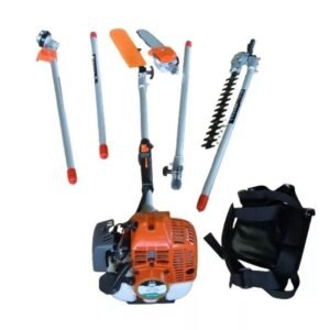 Husky 4-in-1 Multi-Function Garden Tool (43cc Petrol) - Brush Cutters and Trimmers