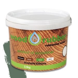Eco Rubber Wood Rubber 2.5kg Green - Paint