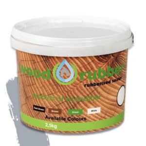 Eco Rubber Wood Rubber 2.5kg Light Grey - Paint