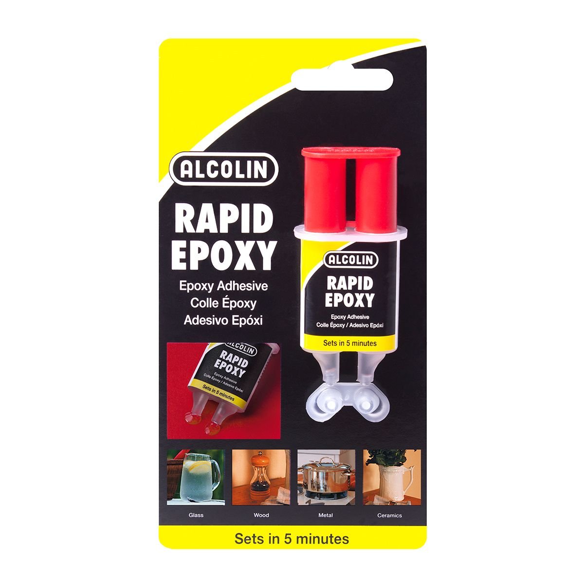 Alcolin Rapid-Epoxy 8ml - Adhesives and Sealants