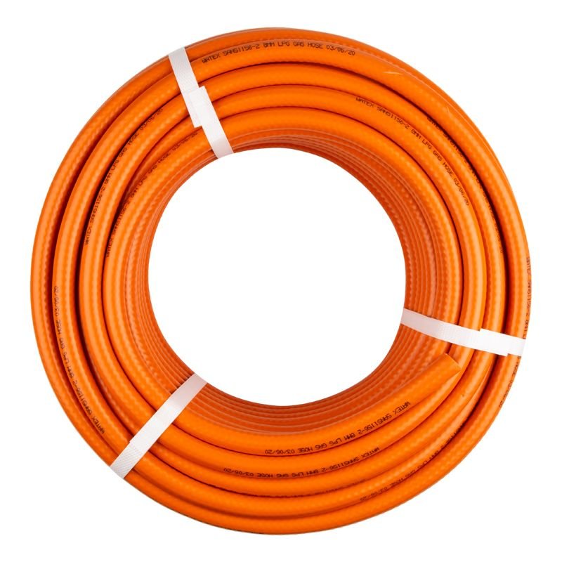 Hose Gas SABS Orng 8mm 30m Roll Price Per Meter - Braai