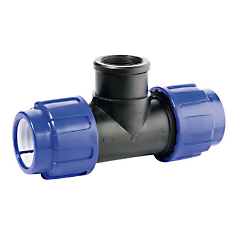 Cepex Compression Tee Female 25X3/4I - Valves and Irrigation Accessories