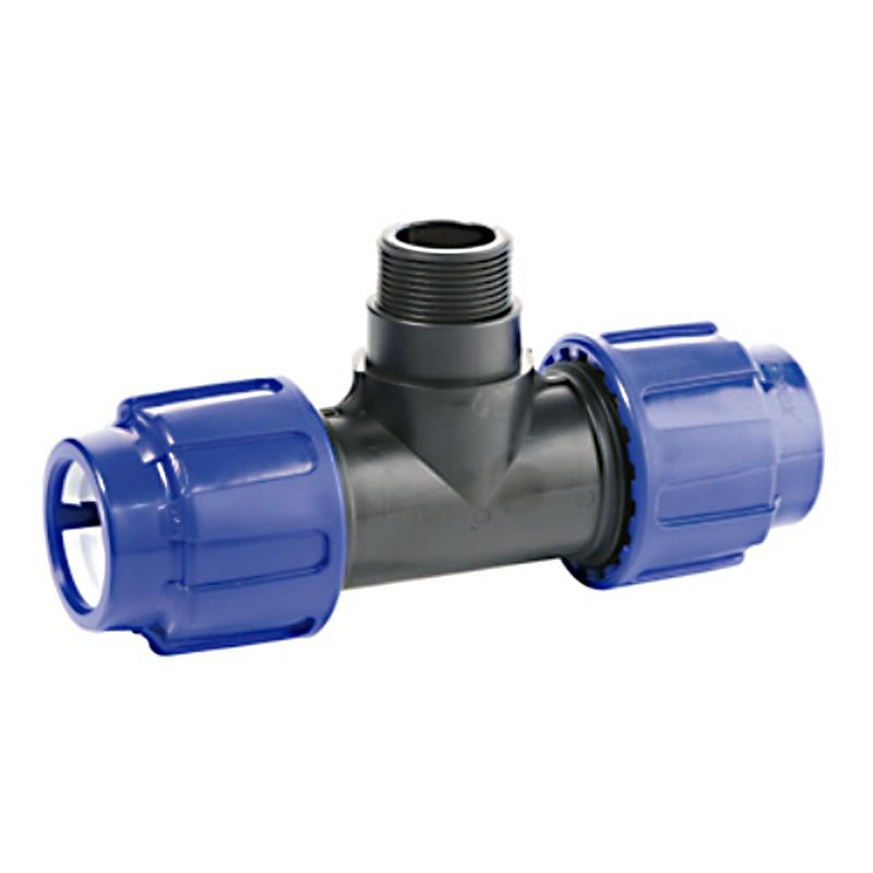 Cepex Compression Tee Male 20X3/4I - Valves and Irrigation Accessories