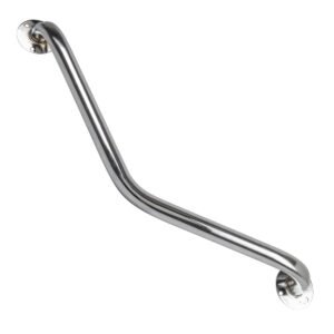 Disabled Grab Rail Chrome Plated Dog Leg - Plumbing