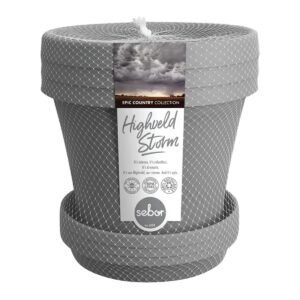 Sebor Suppot & Saucer Set 15cm Highveld Storm 3PCK - Garden Care