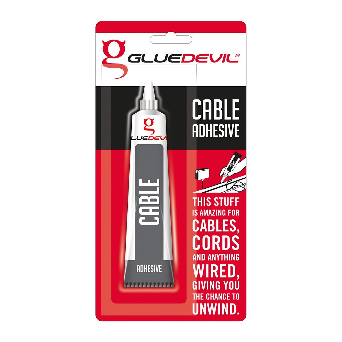 Gluedevil Cable Cement B/P 50ml - Adhesives and Sealants