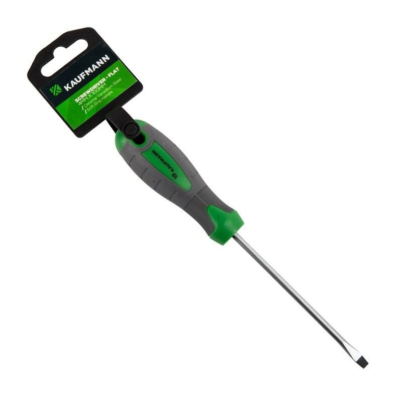 Kaufmann Screwdriver Flat 4X100MM - Hand Tools