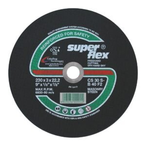 Superflex Cutting Disc Flat Masonry 230X3MM - Power Tools