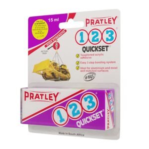 Pratley 1-2-3 15ml Per Pack New Packaging A - Adhesives and Sealants