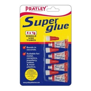 Pratley Super Glue (4X1G) A - Adhesives and Sealants
