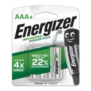 Energizer Battery Rechar Powerplus Aaa 700MAH 4P - Home & Patio