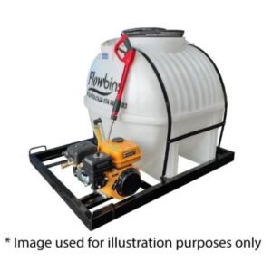 650l Mobile High Pressure Washer 13hp-Petrol-248bar - Pressure Washers