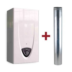 Geyser Gas Ariston Fast Evo Ont 16 Lpg +Fluepipe - Plumbing