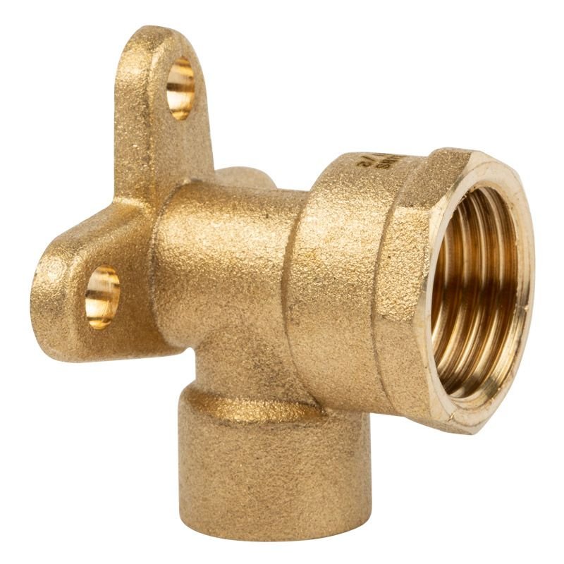Capillary Elbow Wall Plate Cxfi 22MMX3/4 SABS - Plumbing