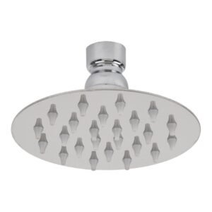Shower Rose Round 100mm Stainless Steel - Plumbing
