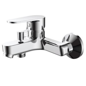 Tap Tempo Bath Mixer Wall Type With Hand Shower - Plumbing