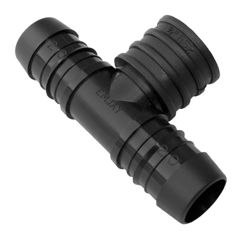 Emjay Insert Female Tee 20mm X 3/4 In. - Valves and Irrigation Accessories