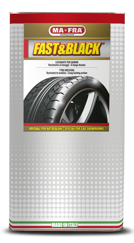 P0498 Mafra Fast & Black Showroom Tyre Dressing Liquid 4.5 L - Accessories