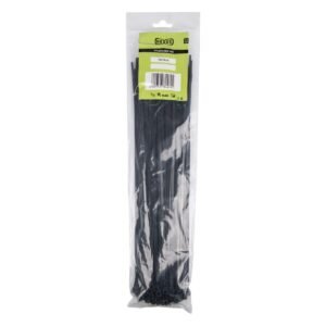 Nexus Cable Ties T120R 7.6MMX400MM Black 100 Pack - Electrical