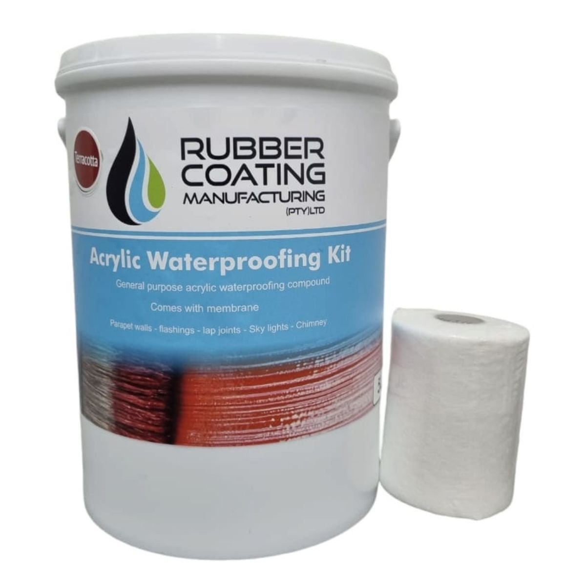 Rcm Roof Seal Kit Acrylic 5L Terracotta - Paint
