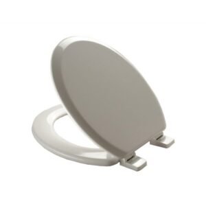 Toilet Seat Wooden Cheeky Universal Plastic Hng Wh - Plumbing