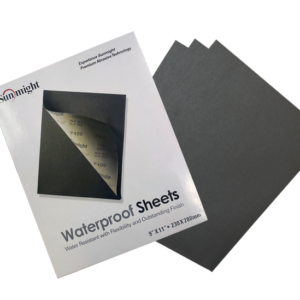 08116 Sunmight Waterproof Plain Sheet 230 x 280mm (400 Grit) - 50pc - Woodworking Supplies
