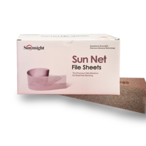 82606 X313T Sunmight Sun Net Velcro File Sheet 70mm x 198mm (80 Grit) - 50pc - Abrasives & Sanding Supplies