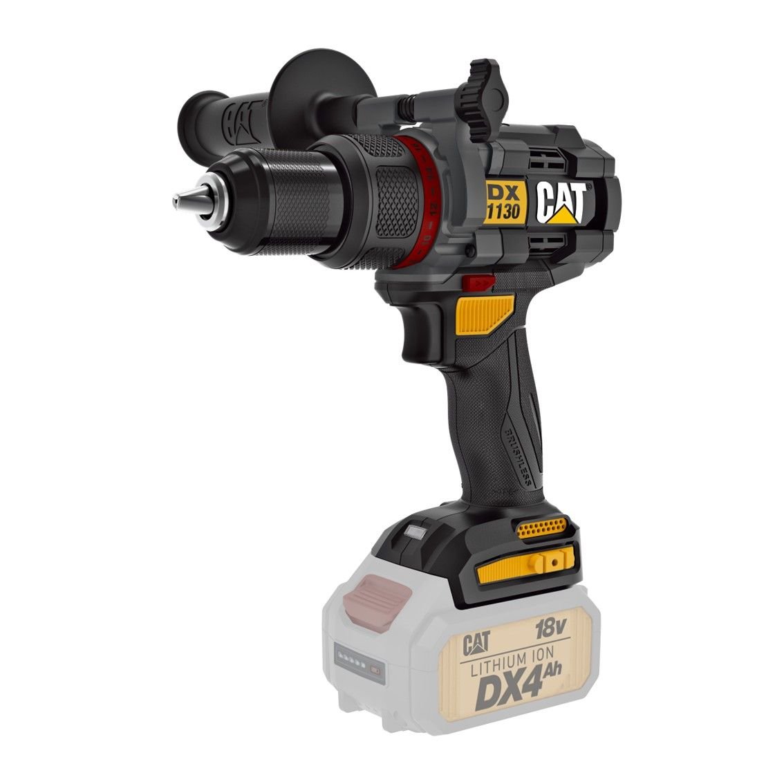CAT 18V Brushless 80Nm Impact Drill - Bare Tool (DX1130.1) - view 2