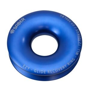 SABER 12500kg Ezy-Glide WLL Recovery Ring and Bag -Blue - Accessories