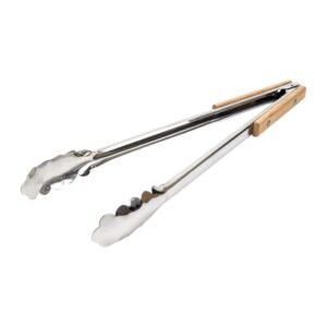 Braai Tong S/Steel & Wood 400mm - Braai