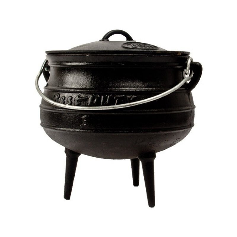 Bestduty Pot 3LEG Oil Cured C/I No.14 34.5L 35.4kg - Home & Patio