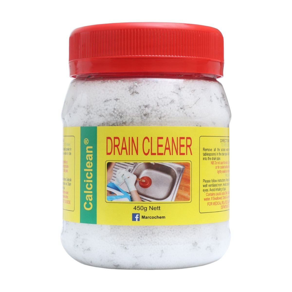 Calciclean Drain Cleaner 450g - Cleaning Products