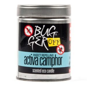 Bugger Off Eco Scented Candle Activa Camphor - Camping and Hiking