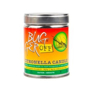 Bugger Off Citronella Candle 500g - Camping and Hiking
