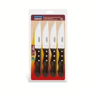Tramontina Steak Knife Set Jumbo 4PC Poly Brown - Kitchen