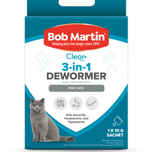 Bob Martin Clear 3-in-1 Dewormer Powder for Cats Case of 6 x 10g - Animal Health & Medicine