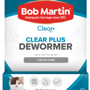 Bob Martin Clear Dewormer Tablets for Kittens Case of 6 x 2 Tablets - Animal Health & Medicine